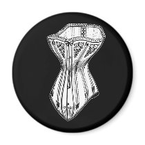 Old Fashioned Corset magnets by opheliasart Old Fashioned Corset magnets