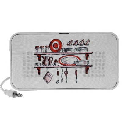 Country Kitchen Sweet  on Old Fashioned Country Kitchen Shelves Iphone Speakers From Zazzle Com