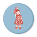 Old Fashioned Dolls magnets by opheliasart Old Fashioned Dolls magnets