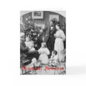 Old Fashioned Family Christmas Greeting Card
