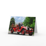 Old Fashioned Fire Truck Card