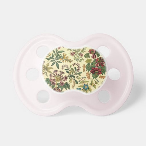 Old Fashioned Floral Abundance Baby Pacifier Zazzle