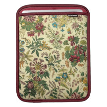 Old Fashioned Floral Abundance iPad Sleeve