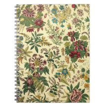 Old Fashioned Floral Abundance Note Book