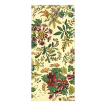 Old Fashioned Floral Abundance Rack Card