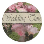 Old fashioned flower decoration stickers