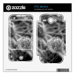 Old Fashioned Flowers Skins For HTC Wildfire