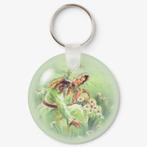 OLD FASHIONED GIRL by SHARON SHARPE keychains