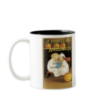 Old Fashioned Halloween Ghost Story Kids Mugs