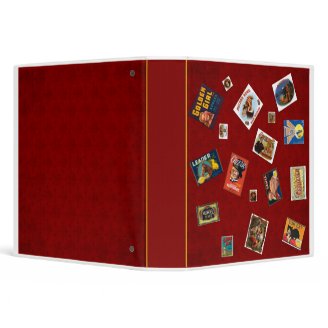 Old Fashioned Labels Binder