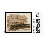 Old Fashioned Model Train Photo Stamps Old Fashioned Model Train Photo Stamps