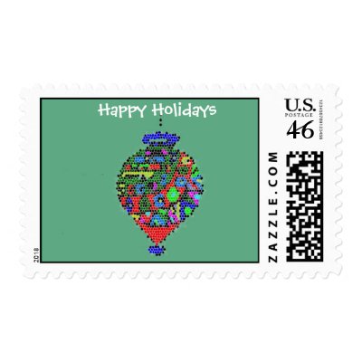 Old fashioned ornament postage by maydb_7