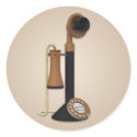 Old Fashioned Phone Sticker
