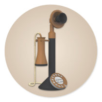 Old Fashioned Phone Sticker by mariannegilliand Old Fashioned Phone Sticker