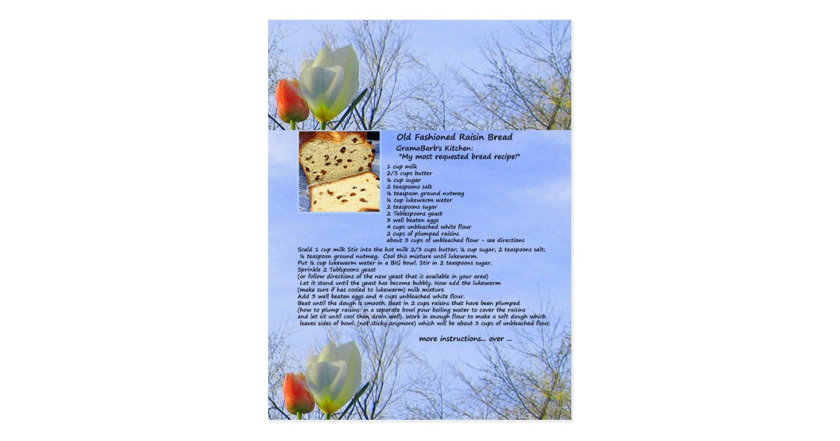 Old Fashioned Raisin Bread Old Fashioned Raisin Bread