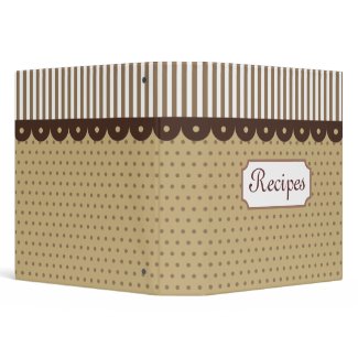 Old Fashioned Recipe Binder binder