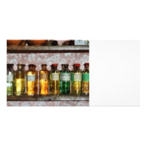 Old Fashioned Remedies Custom Photo Card