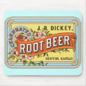 Old Fashioned Rootbeer Label Mousepad by Modest_Mouse Old Fashioned Rootbeer Label Mousepad