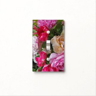 Old Fashioned Roses Light Switch Cover