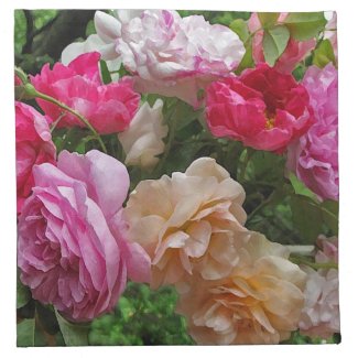 Old Fashioned Roses Napkins