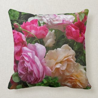 Old Fashioned Roses mojo_throwpillow