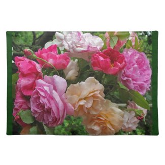 Old Fashioned Roses Place Mats