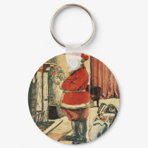 Old Fashioned Santa keychains by NixxysPicks Old Fashioned Santa keychains