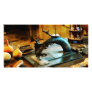 Old-Fashioned Sewing Machine Custom Photo Card