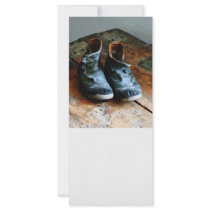 Old-Fashioned Shoes Rack Cards