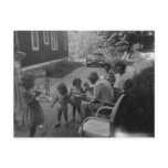 Old fashioned summer picnic fun post cards