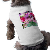 Old Fashioned Sweetpeas in a Jar Doggie Tee