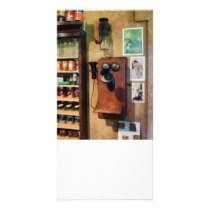 Old-Fashioned Telephone Picture Card