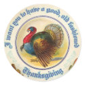 Old Fashioned Thanksgiving Sticker