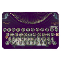typewriter, old fashioned, retro, keyboard, premium flexi magnet, vintage, 50s, 60s, old school, classic, funny, geek, fantasy, old, nostalgia, unique, best selling, most popular, magnet, [[missing key: type_fuji_fleximagne]] with custom graphic design