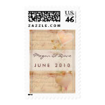 Old fashioned vintage look USPS wedding Postage