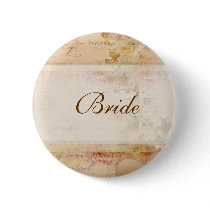 Old fashioned vintage wedding design pin