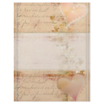 Old fashioned vintage wedding design letterhead