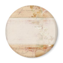 Old fashioned vintage wedding design magnets