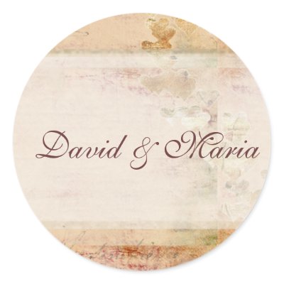  Fashioned Stickers on Old Fashioned Vintage Wedding Design Stickers From Zazzle Com