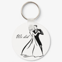 Old Fashioned Wedding Couple dancing keychains