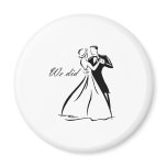 Old Fashioned Wedding Couple dancing Fridge Magnet