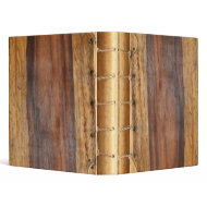 Old Fashioned Wood Design Binder binder