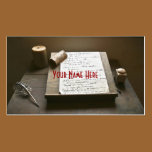 Old Fashioned Writing business cards