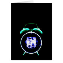 Old Fashioned X-Ray Clock Original Negative Cards