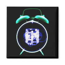 Old Fashioned X-Ray Clock Original Negative magnets by VoXeeD Old Fashioned X-Ray Clock Original Negative magnets