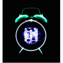 Old Fashioned X-Ray Vision Alarm Clock - Original Cut Outs