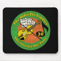 Old Fiddler 30th Birthday Gifts Mouse Mats