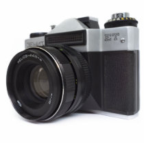 Old film camera photo cutouts