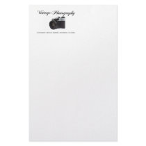 Old film camera stationery paper