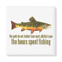 Old Fishing Saying Magnets